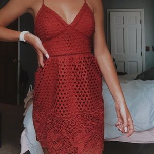 Red Abercrombie & Fitch Dress